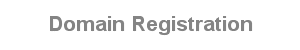 Domain Registration